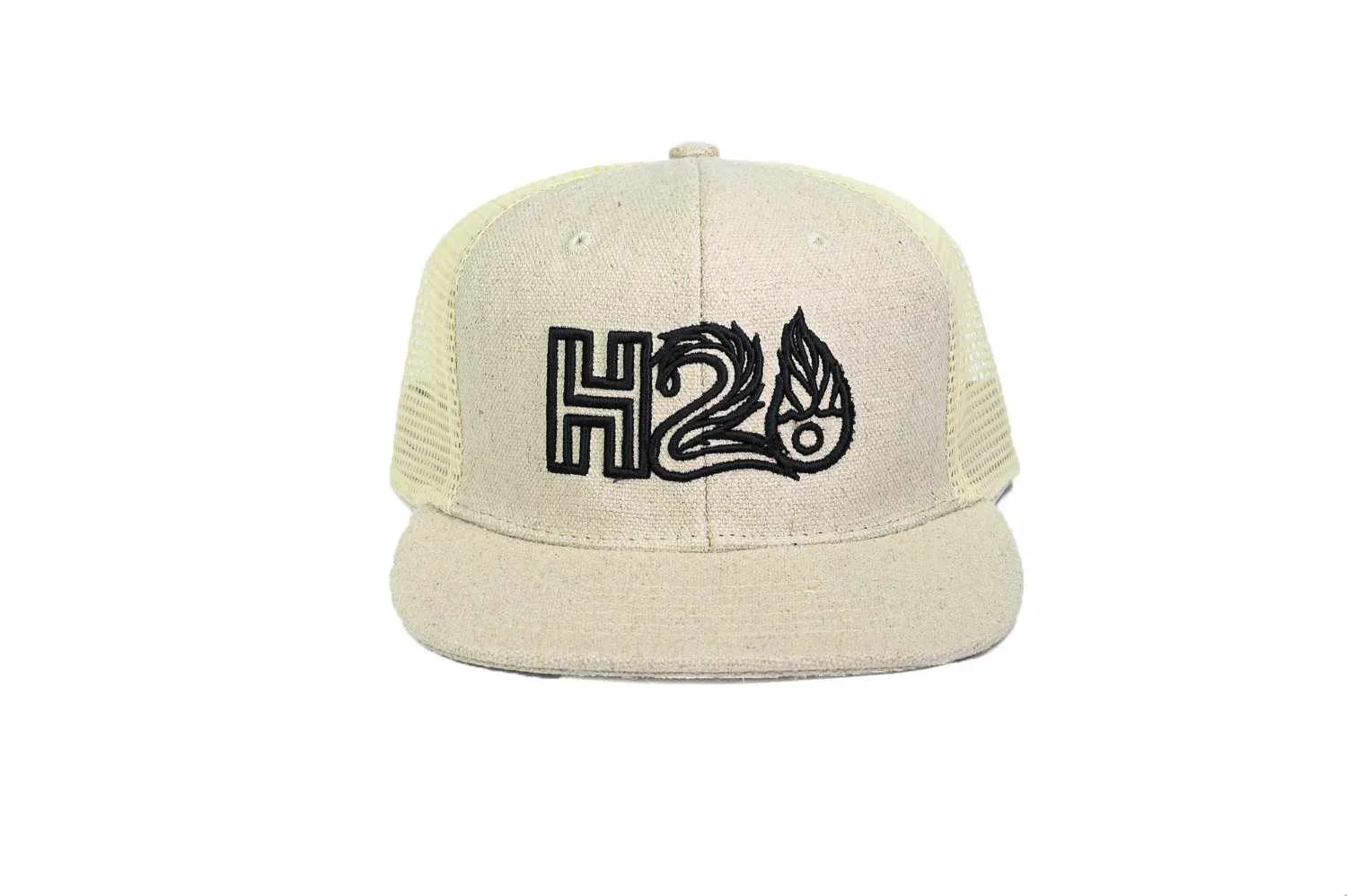 100% Hemp puff embroidery Hat