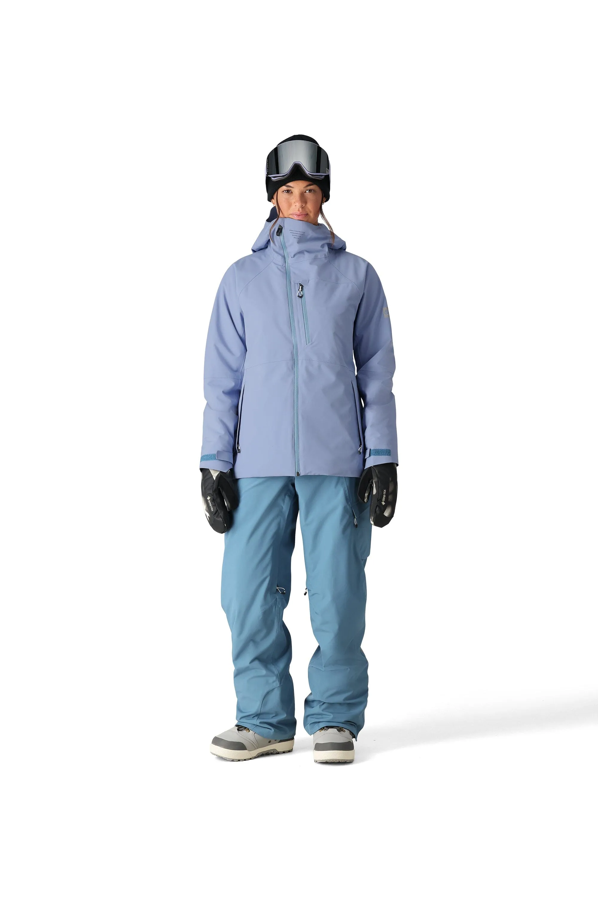 686 Women's Hydra Insulated Snowboard Jacket Purple Impression 2025