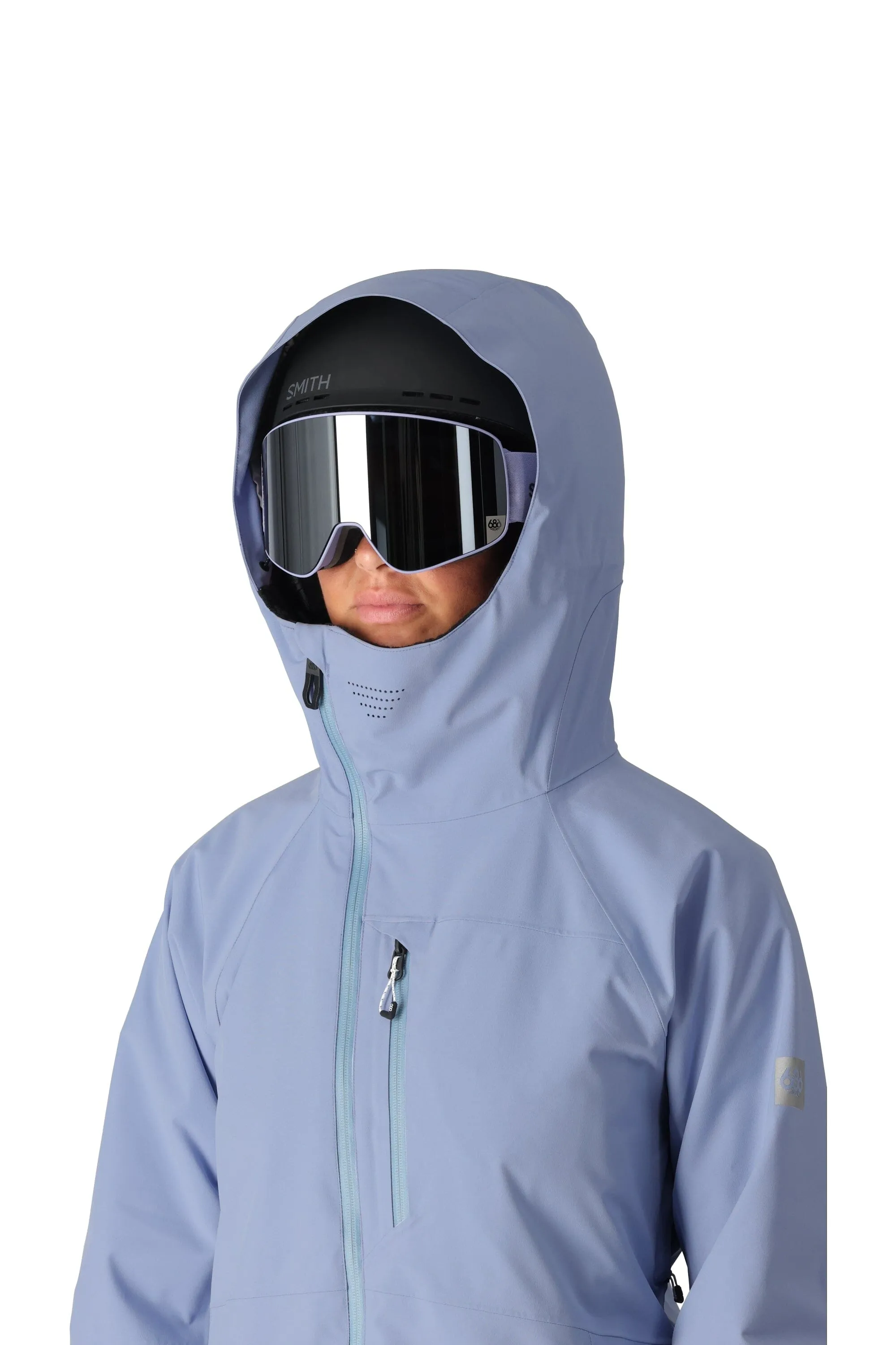 686 Women's Hydra Insulated Snowboard Jacket Purple Impression 2025