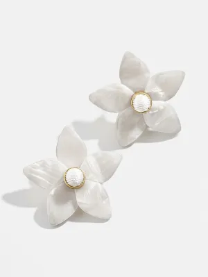 Amariella Flower Stud Resin Earrings