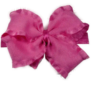 Baby and Toddler Soft Headband - Hot pink ruffle bow