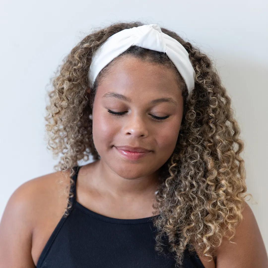 Brooklyn Headband - White