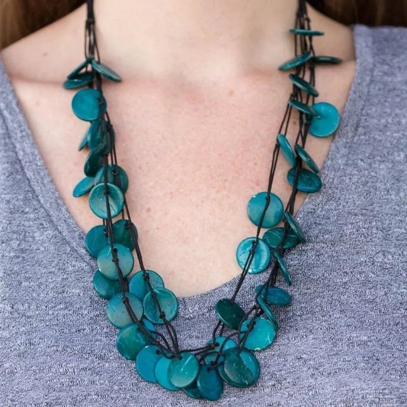 Caribbean Catch Blue Necklace