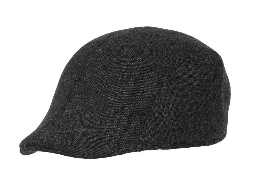 Checkered Unisex Darkgrey Baseball Cap with Foldable Ear Cover for Winters