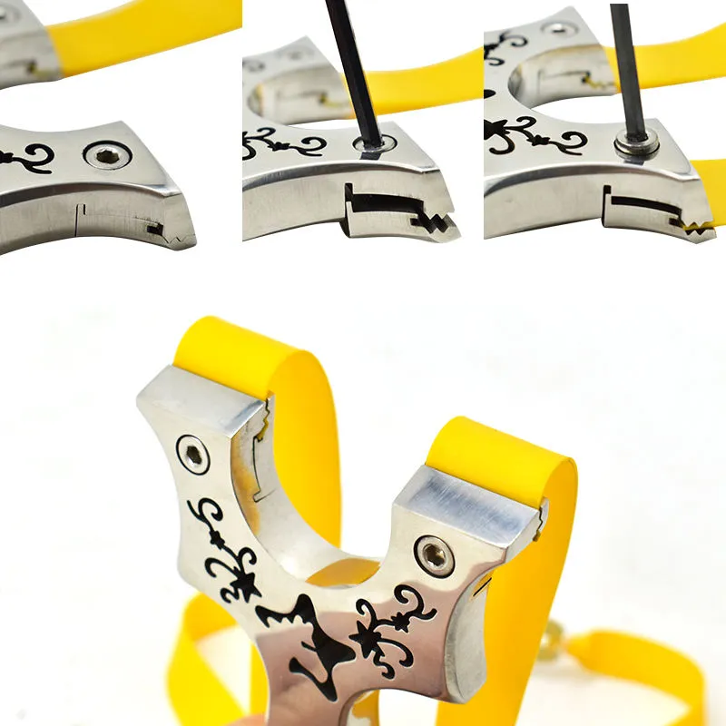 Cherry Blossom Exquisite Stainless Steel Slingshot