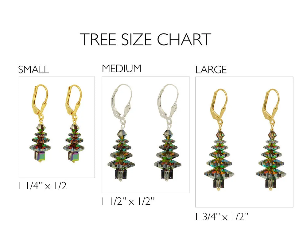 Evergreen Tree Earrings - SMALL