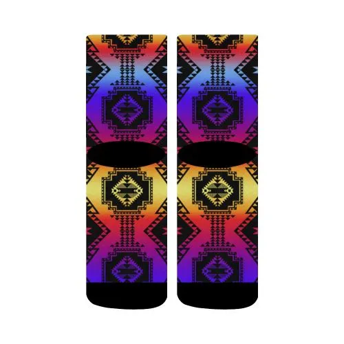 Gathering Sunset Crew Socks