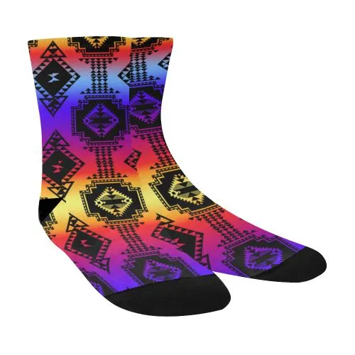 Gathering Sunset Crew Socks
