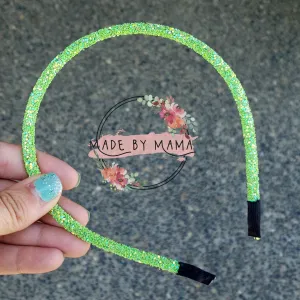Green Apple Glitter Headband