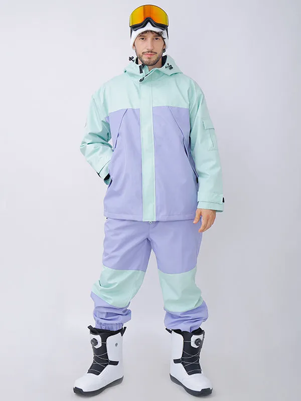 Men's Dawnski Alpine Ranger Colorblock Snowboard Jacket