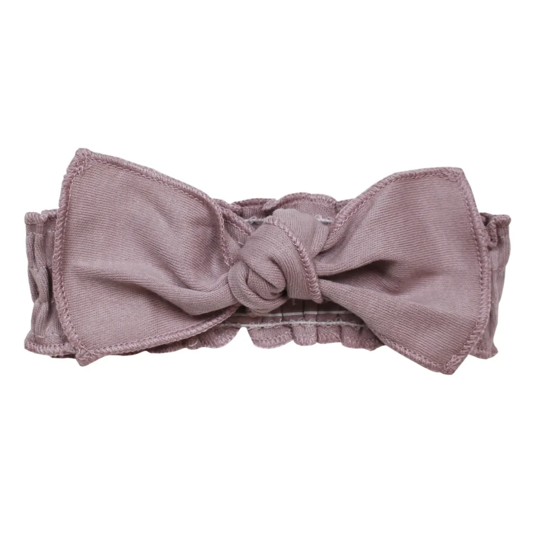 Organic Smocked Tie Headband