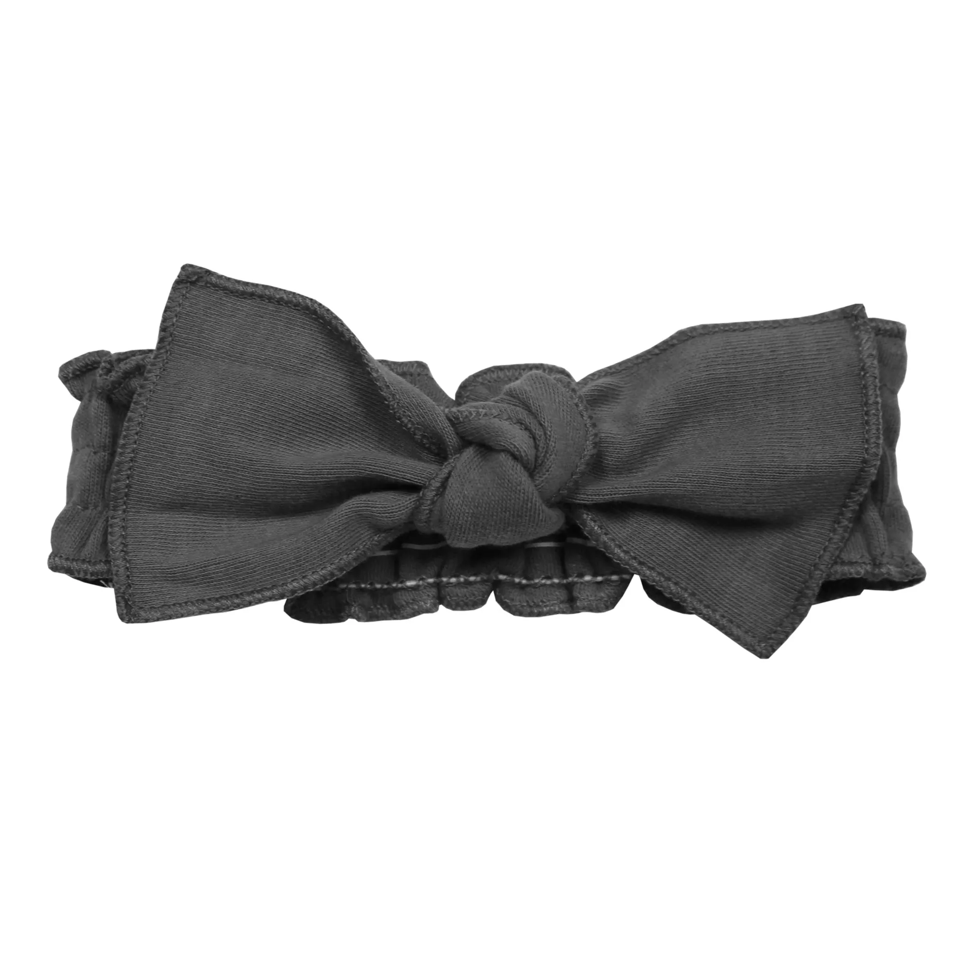 Organic Smocked Tie Headband