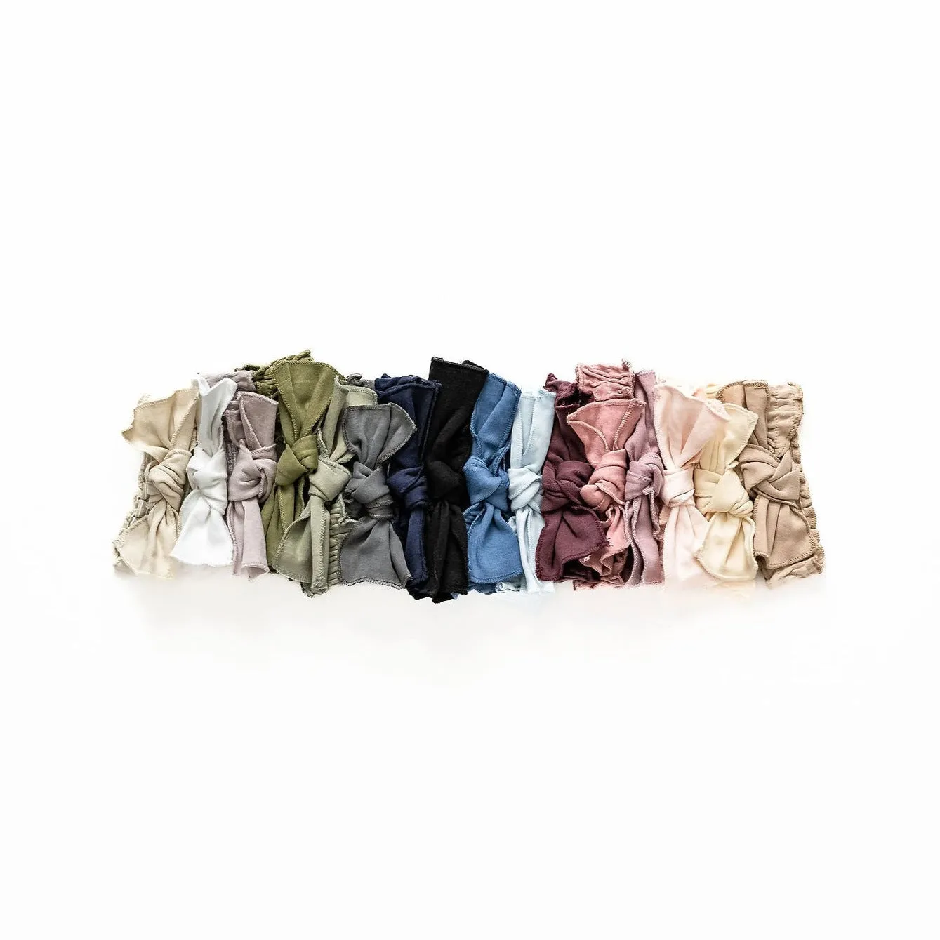 Organic Smocked Tie Headband