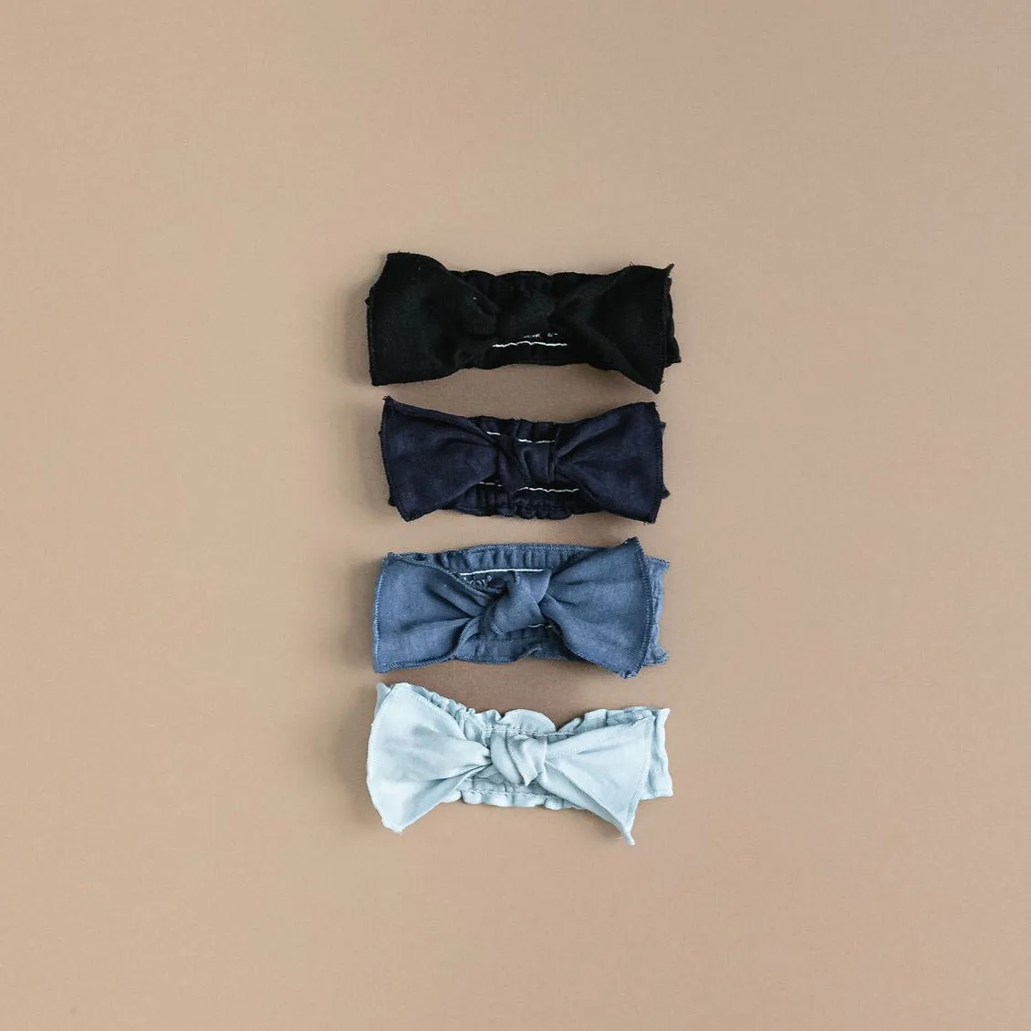 Organic Smocked Tie Headband