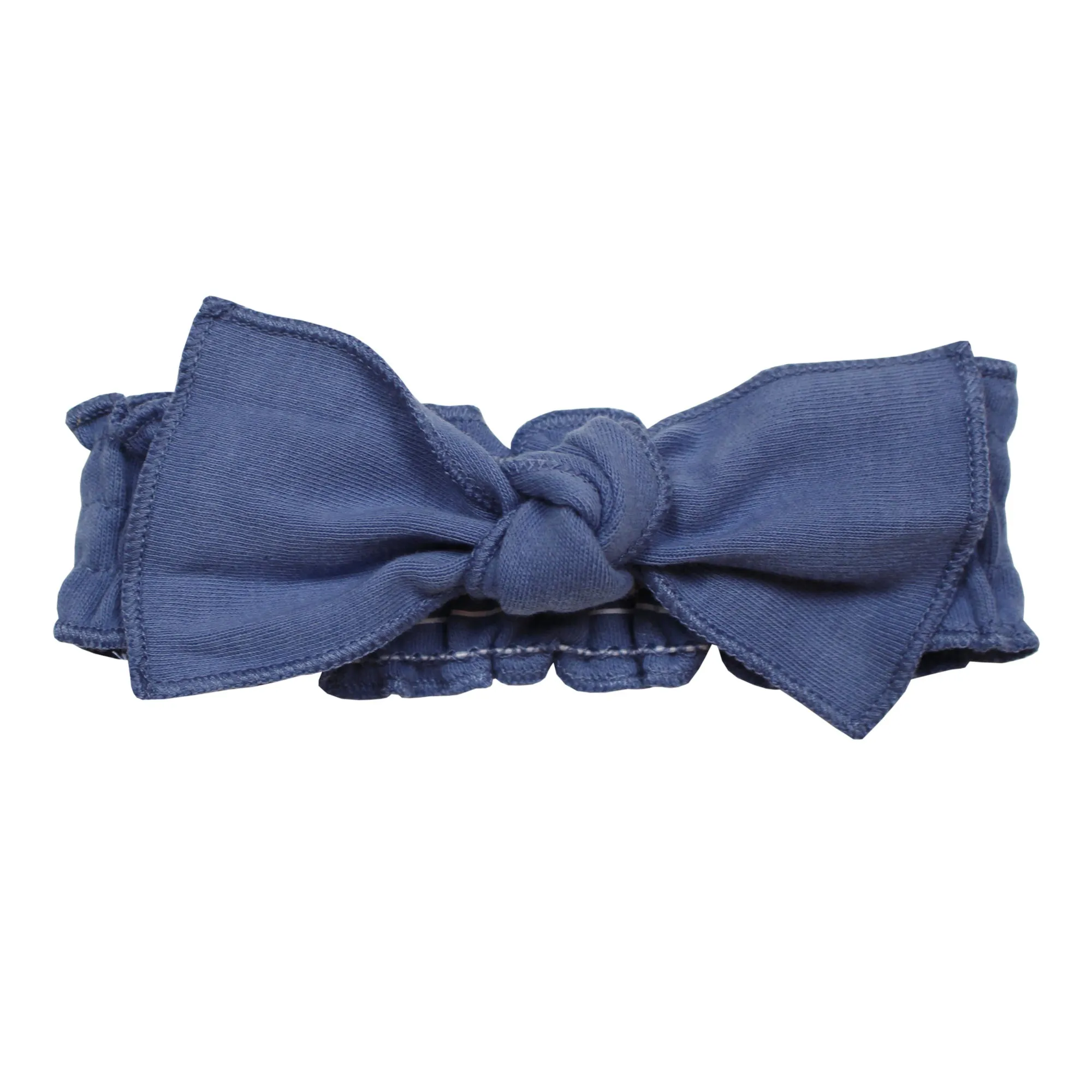 Organic Smocked Tie Headband