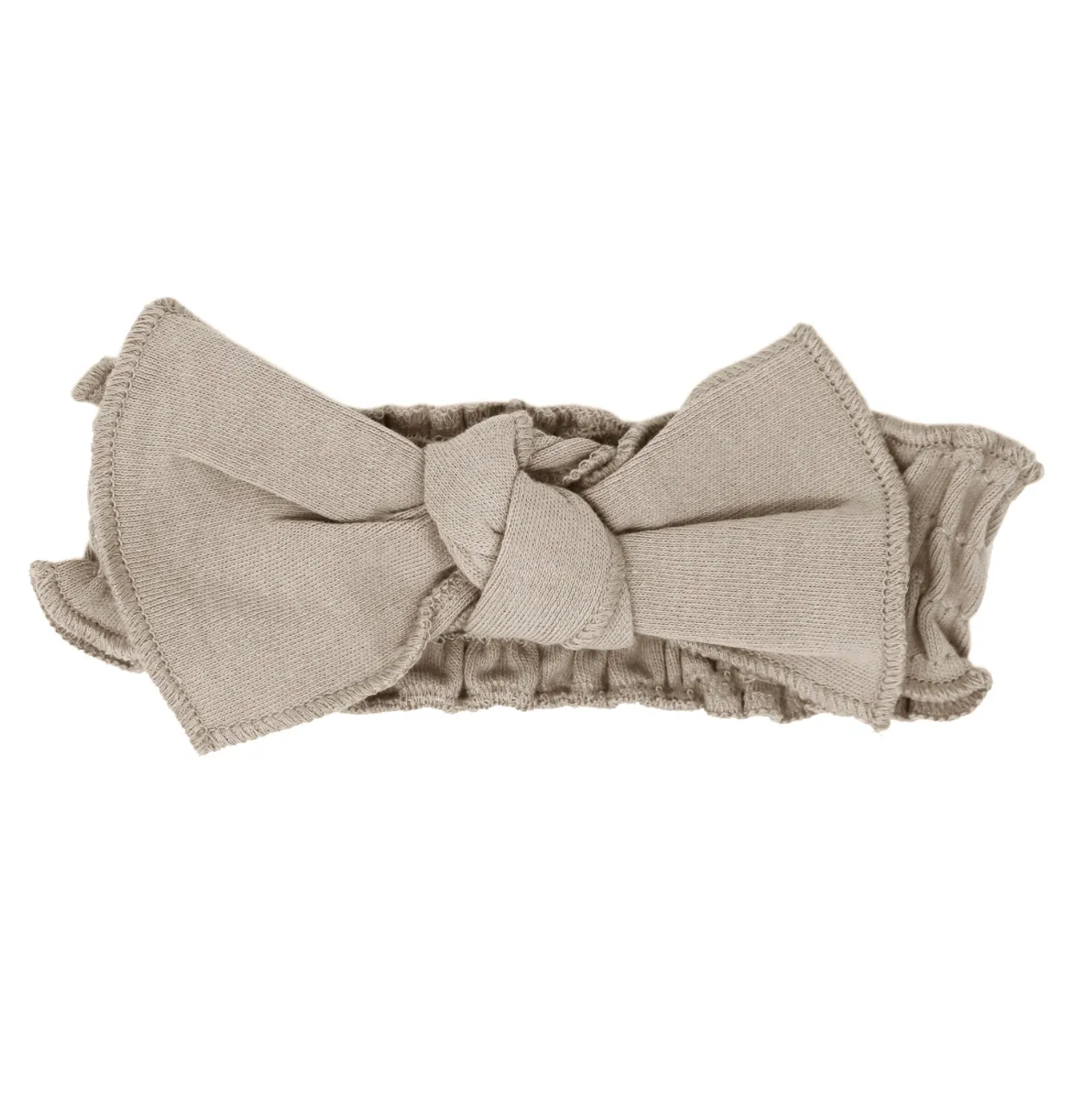 Organic Smocked Tie Headband
