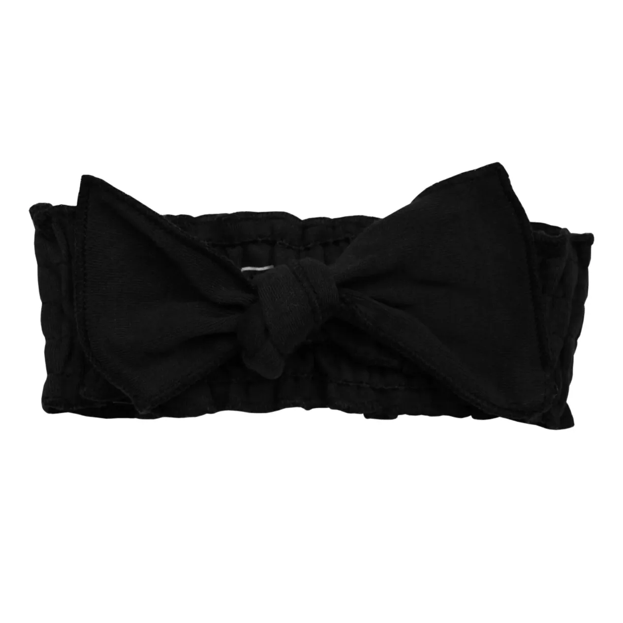 Organic Smocked Tie Headband