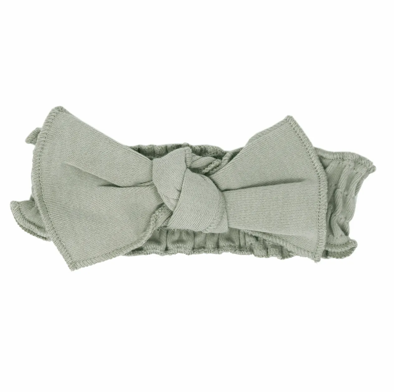 Organic Smocked Tie Headband