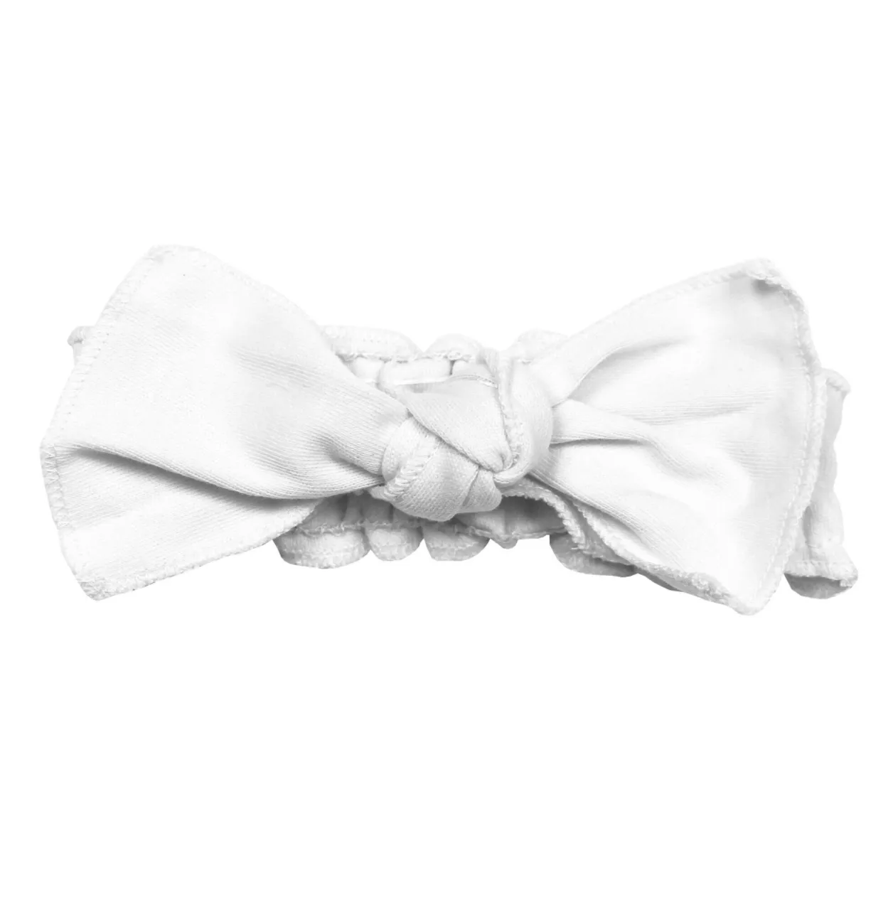 Organic Smocked Tie Headband