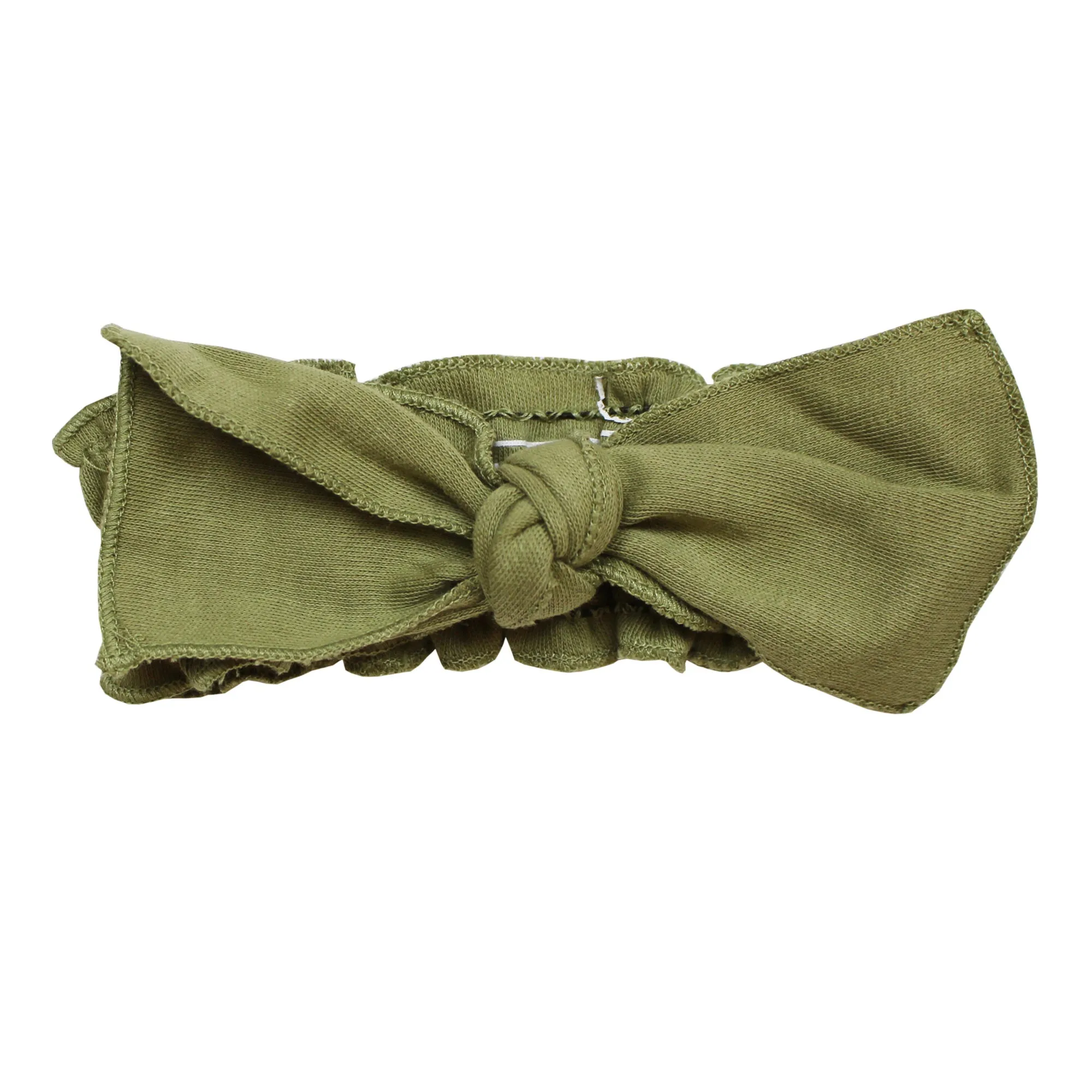 Organic Smocked Tie Headband