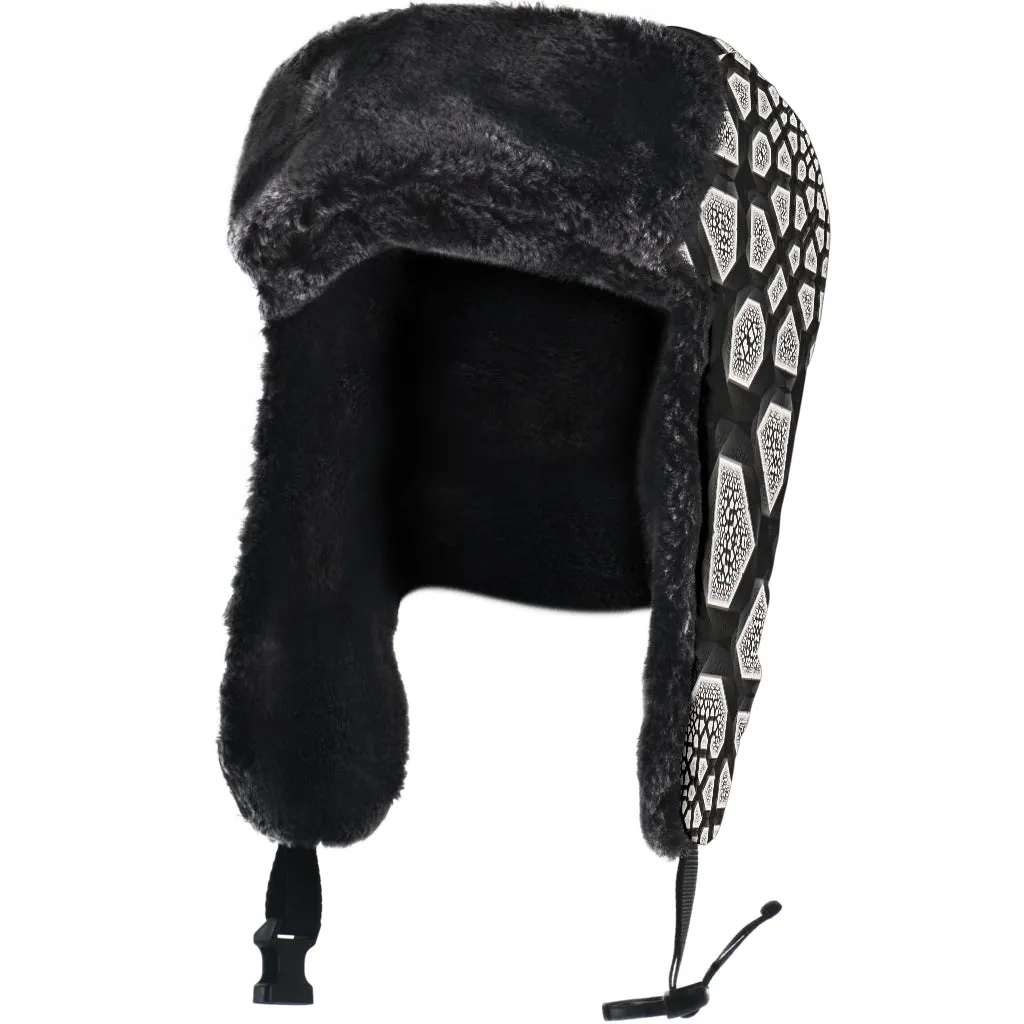 PURP SEIRP TRAPPER HAT | FRACTUALLY