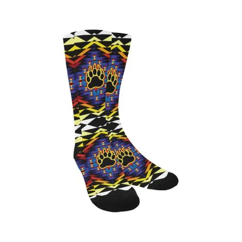 Sunset Bearpaw Blanket Trouser Socks