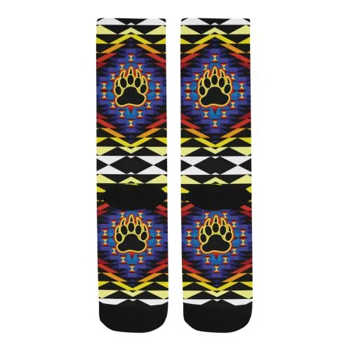 Sunset Bearpaw Blanket Trouser Socks