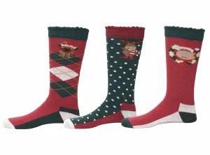 TuffRider Holly Kids Winter Socks - 3 Pack